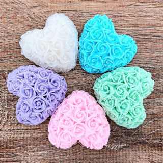 10 Mini Corações Floreados Sabonetes Perfumados - (ESCOLHA A COR) - Lembrancinhas Casamento Mimos em Oferta na Shopee