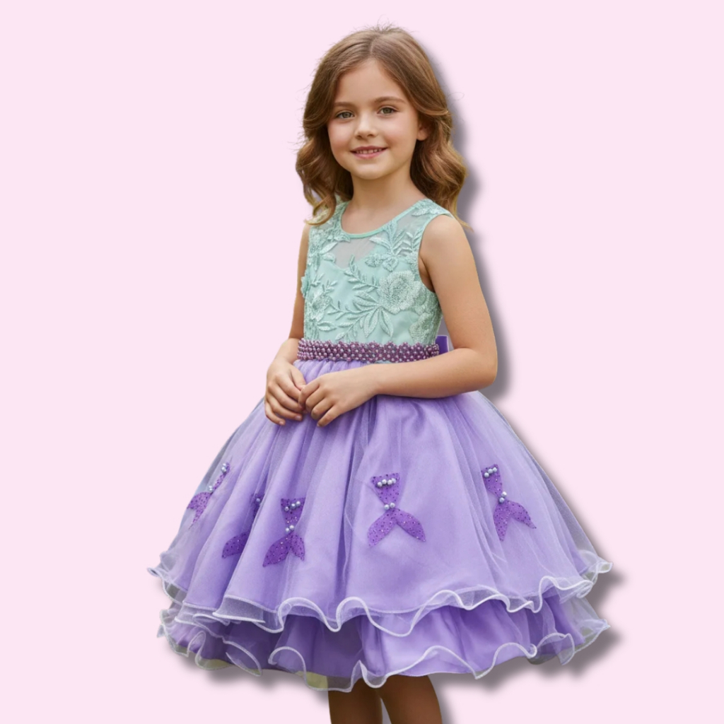 Vestido Infantil Curto Ariel Princesa Sereia Aniversário Fantasia em Oferta na Shopee