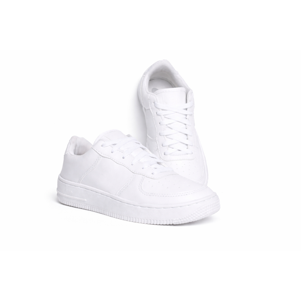 Tênis Casual Branco Unissex Básico Confortável | Uso Diário | 34 ao 43 em Oferta na Shopee