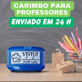 Carimbo 302 Nykon para Professores com IMAGEM (Produção e Envio 24 h) em Oferta na Shopee