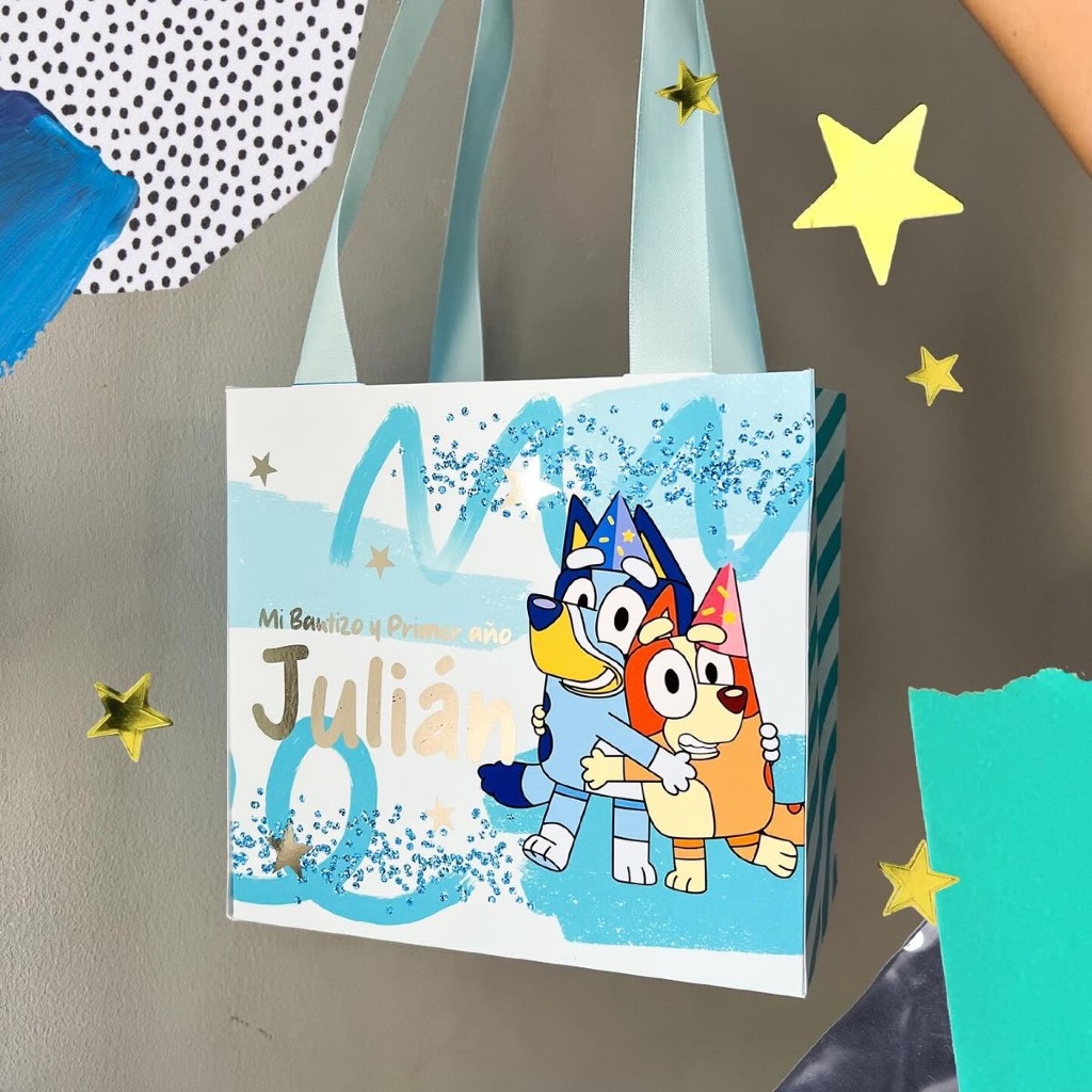 KIT Festa Sacolinha Sacola Personalizada | Chá de bebe | Chá revelação | Lembrancinha aniversário