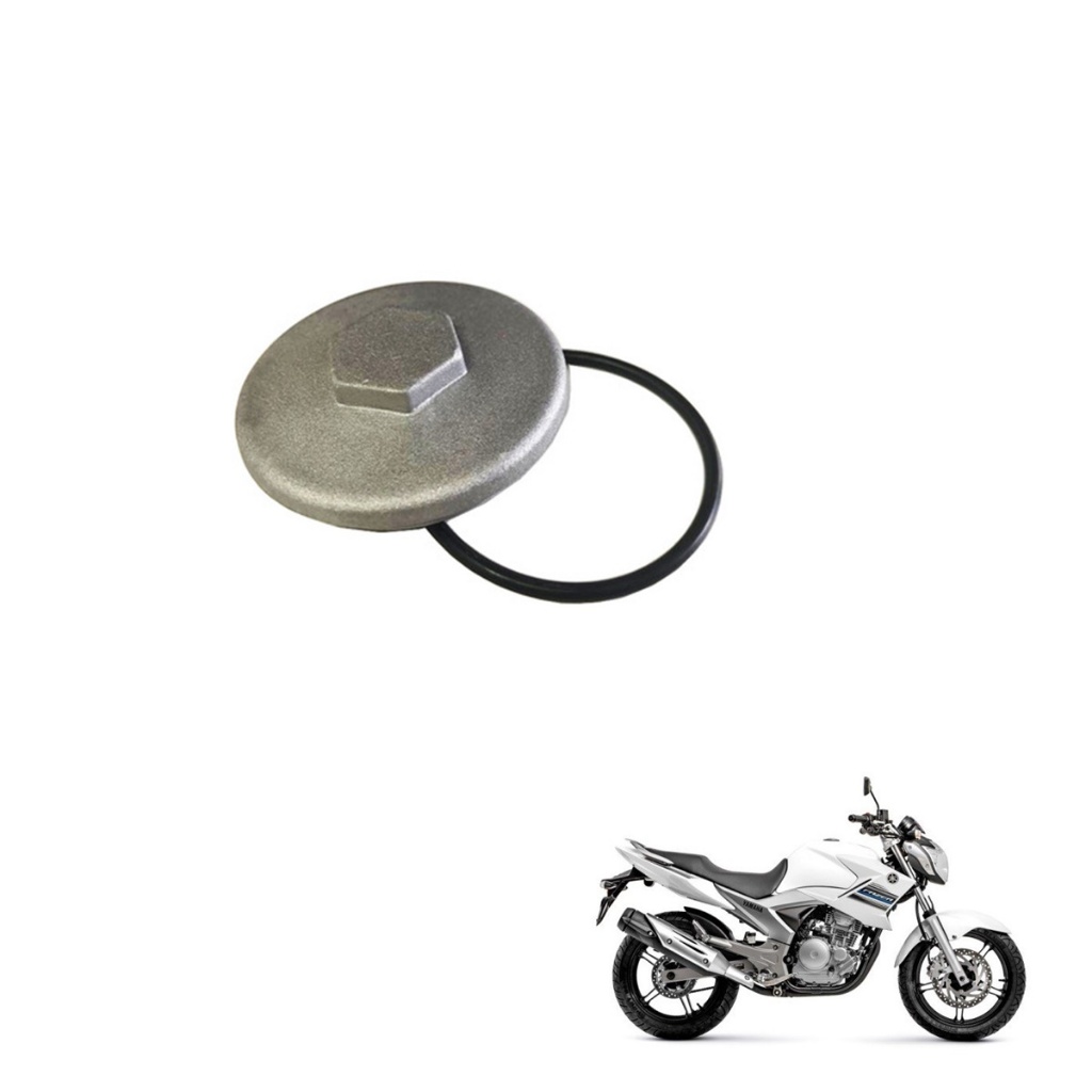 Tampa Regulagem  Valvula Fazer Lander Tenere 250 Com Oring Anel