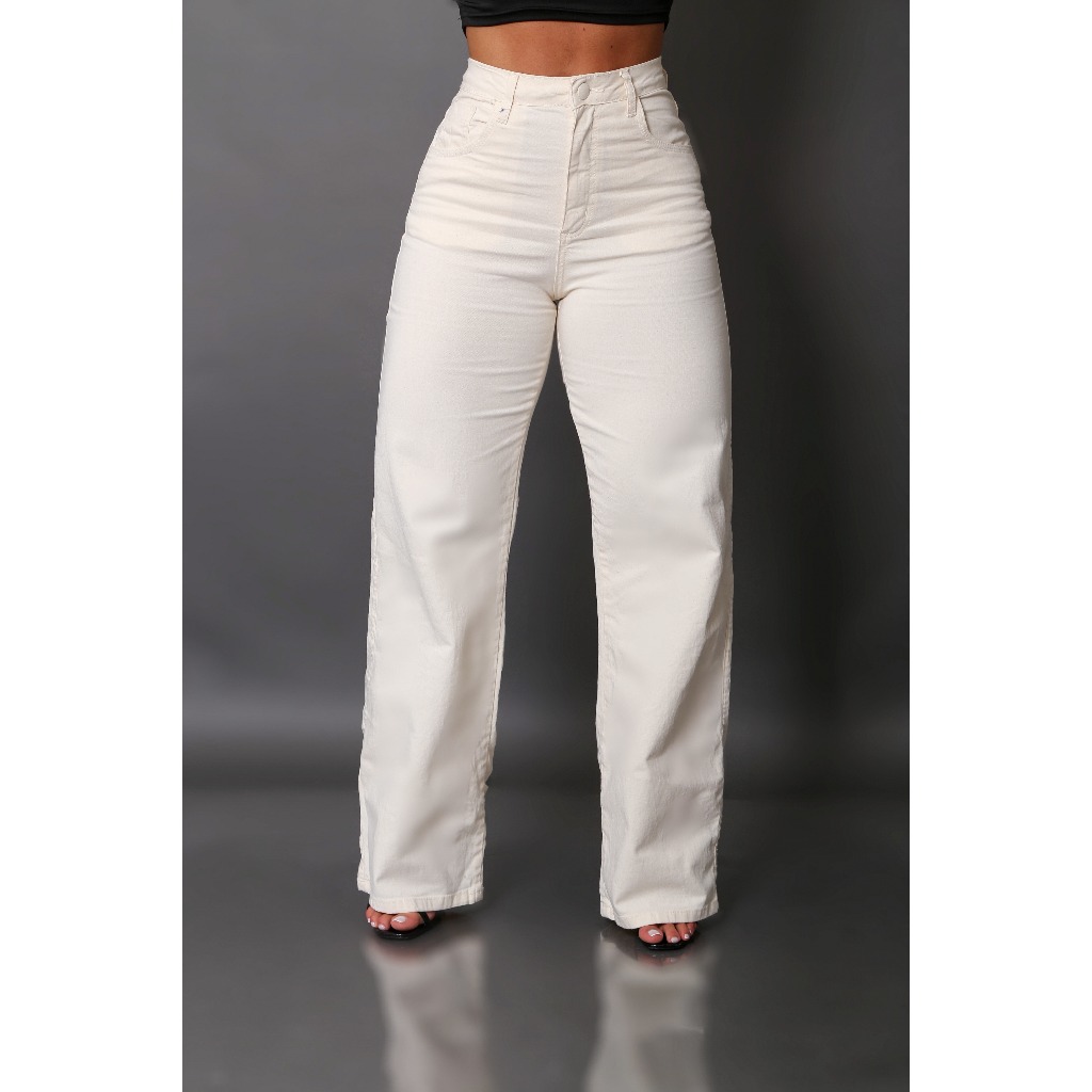 wide leg !!! em Oferta na Shopee