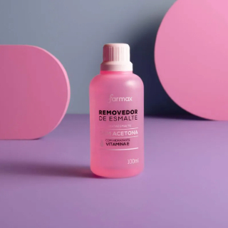 Removedor de esmalte sem acetona com vitamina E - UVA Farmax 100ml