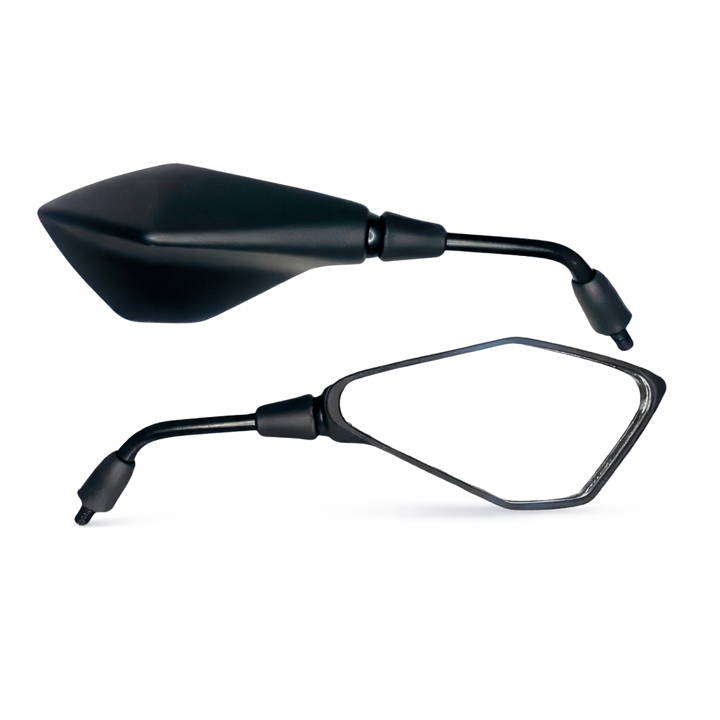 Retrovisor Mini Z400 Haste Curta Rosca 10mm Honda Kawasaki Suzuki (Par) em Oferta na Shopee