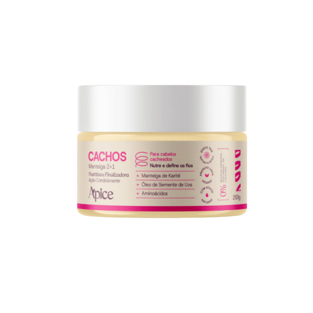 Manteiga 2x1 (Nutritiva e Finalizadora) Cachos 260g em Oferta na Shopee