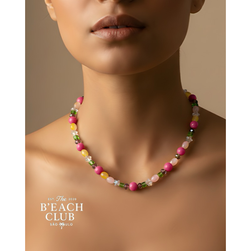 Kit com 2 Colar de Búzios Natural Feminino Gargantilha Choker Sereismo Acessório Tendência|Choker 35cm e Colar 40