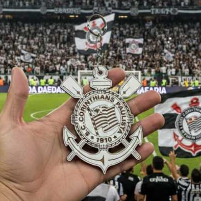 Chaveiro Brasão Corinthians Timão Torcedor Fanático