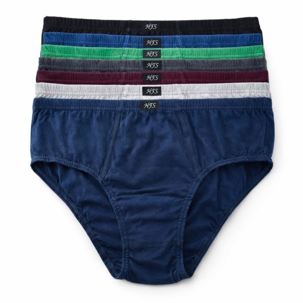 Kit 5 Cueca Adulto Básica Modelo SLIP 100% ALGODÃO  Masculina P/M/G/GG/ em Oferta na Shopee