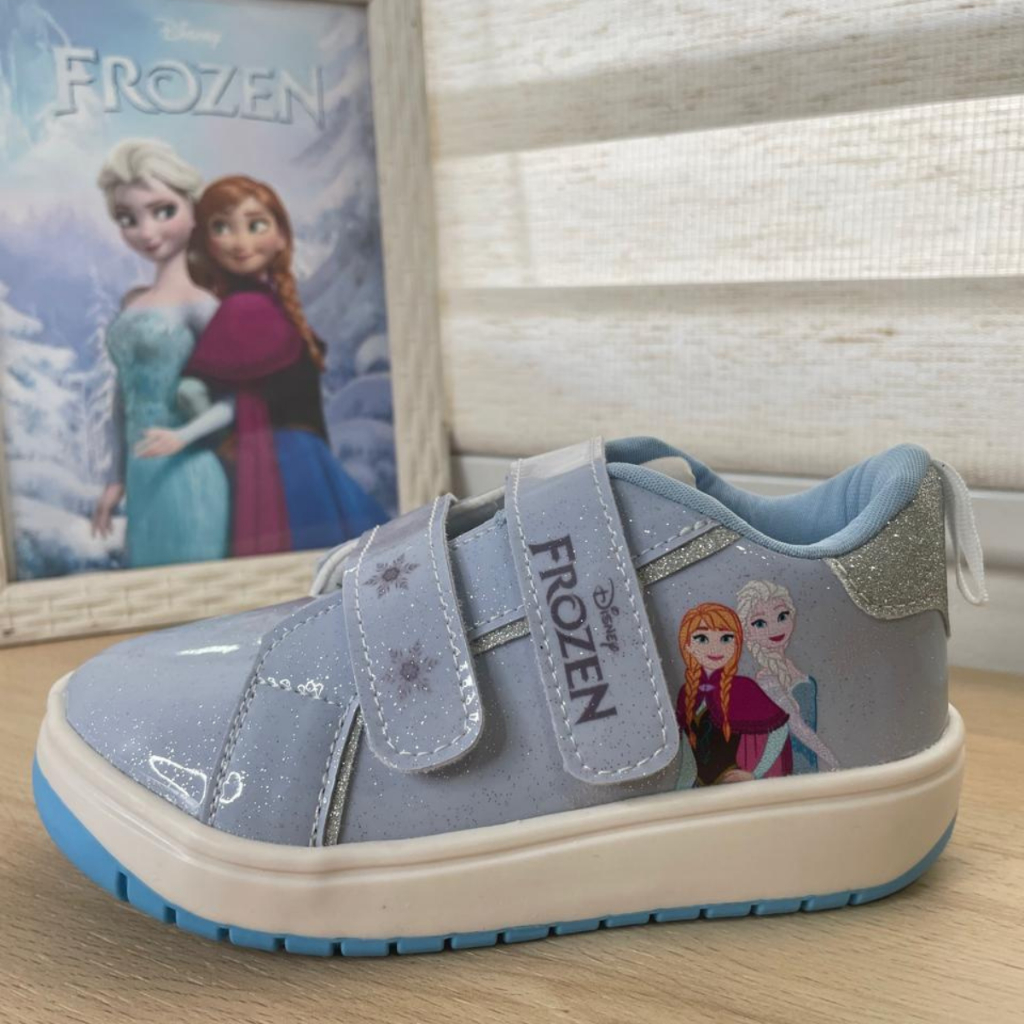 Tênis Infantil Menina Frozen Disney Original – Conforto e Estilo para Escola