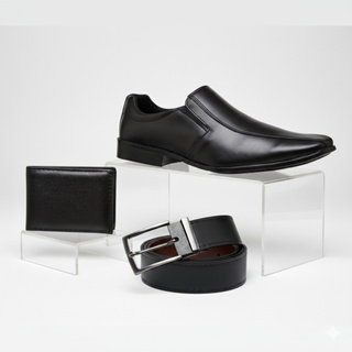 Kit Sapato Social Masculino Cinto Carteira Sapatenis Confortavel Mocassim Casual Casamento Trabalho em Oferta na Shopee