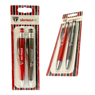 CONJUNTO 2 CANETAS SÃO PAULO OFICIAL em Oferta na Shopee