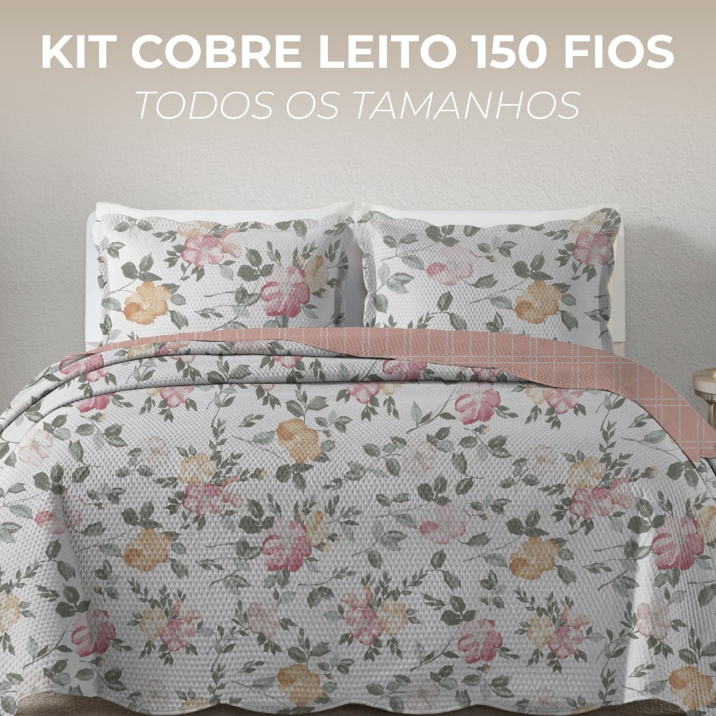 Colcha Cobre Leito Solteiro Dupla Face Patchwork  Bouthis 2 Peças Corttex Paris Bordado Metalassê em Oferta na Shopee