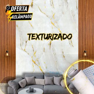 Papel de Parede Marmore Dourado Adesivo Texturizado 5 Metros Marmorizado Autocolante Sala Quarto em Oferta na Shopee