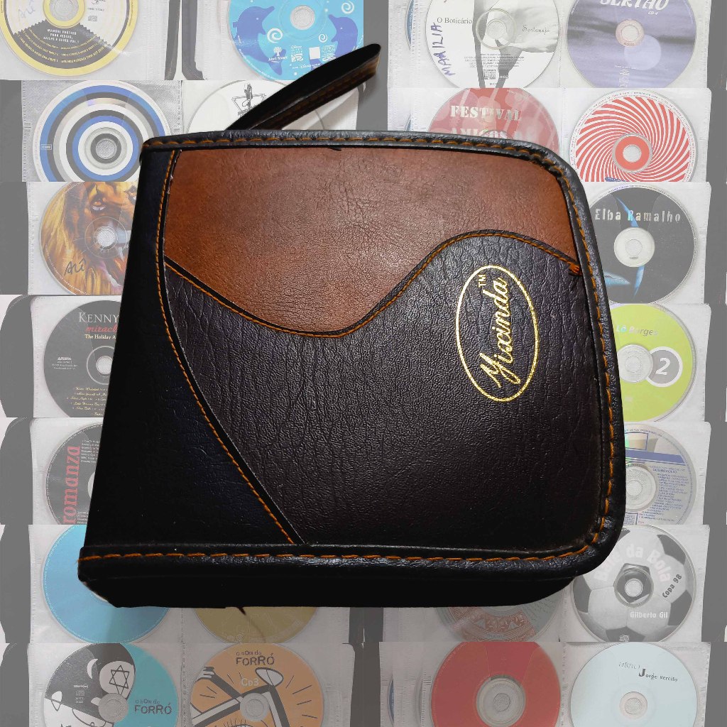 Pasta case com 36 CDs NO ESTADO (Pop Rock, Sertanejo, MPB)