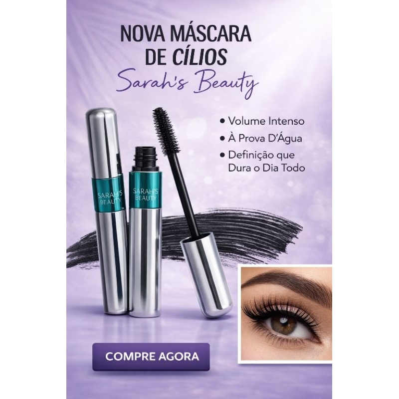Máscara de Cílios Volume e Alongamento Profissional-máscara de cílios, rímel, …