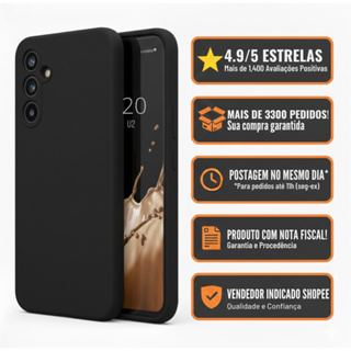 Capa Capinha Compatível Com Samsung Galaxy A14 Anti Impacto Silicone Aveludada Premium em Oferta na Shopee