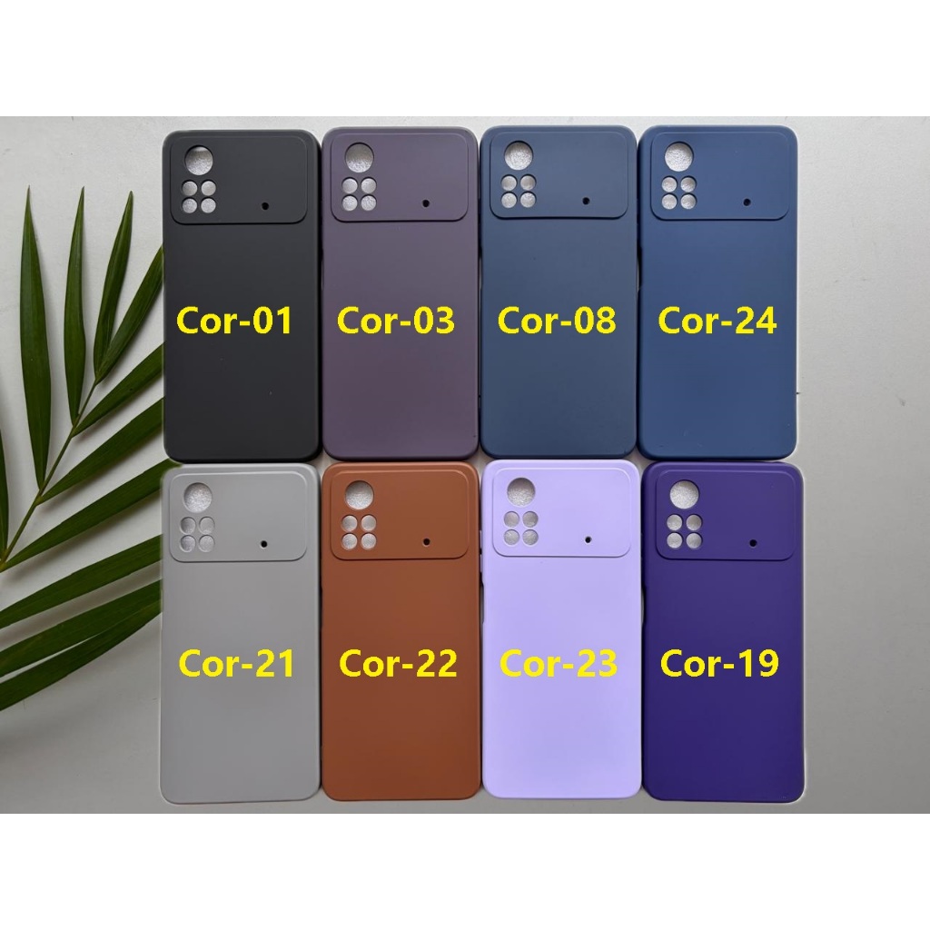 Capa Capinha Anti impacto Para Celular Xiaomi Poco X4 Pro  - Com Interior Aveludado de Silicone / 021XM  - CP 021 em Oferta na Shopee