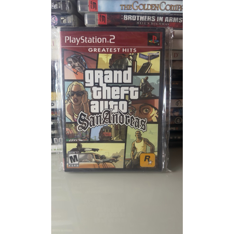 GTA San Andreas Ps2 lacrado(mídia física)