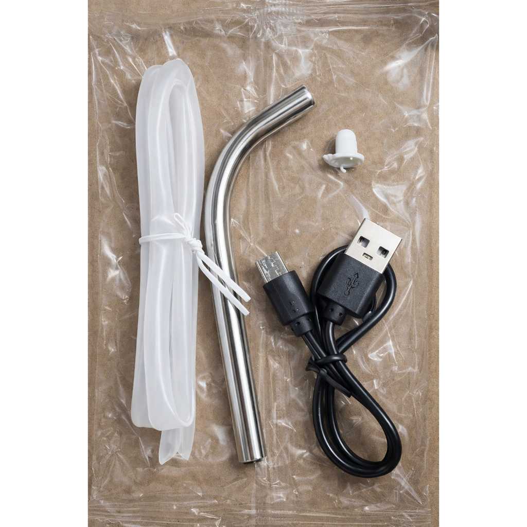 MANGUEIRA SILICONE, BICO E CABO USB - KIT ACESSORIOS PARA BOMBA ELETRONICA DE GALÃO