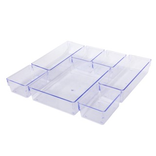 Kit Organizador Multiuso Modular Gavetas Acrilico Cristal Rebirth