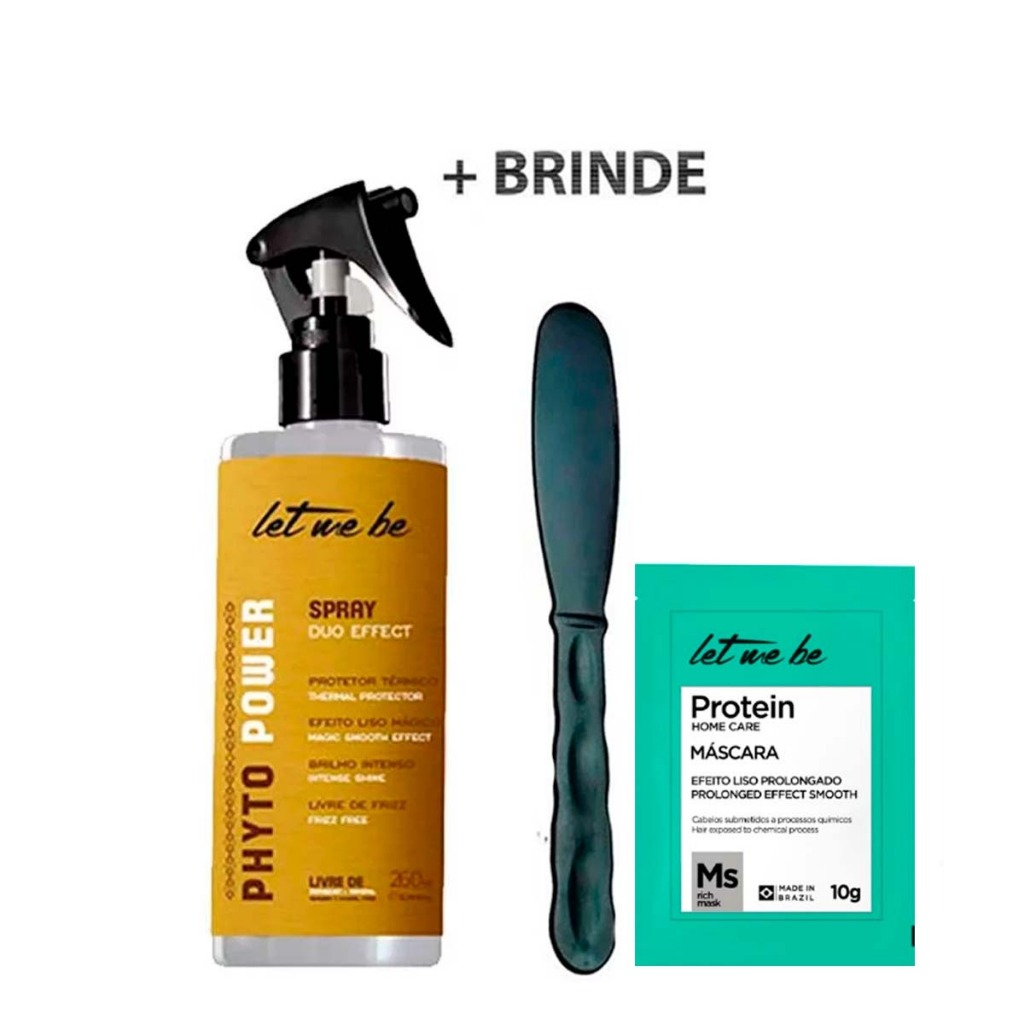 Spray Effect Phyto Power Liso Mágico Protetor Térmico  Let Me Be Profissional 260ml