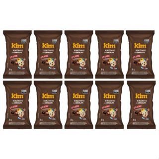 Kit 10 Bolinhos Kim Sem Lactose Chocolate 35g em Oferta na Shopee