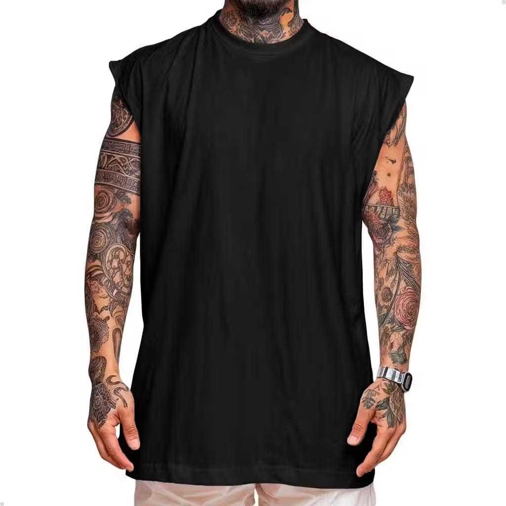 Regata Oversized Machão Basica Lisa 100% Algodão em Oferta na Shopee