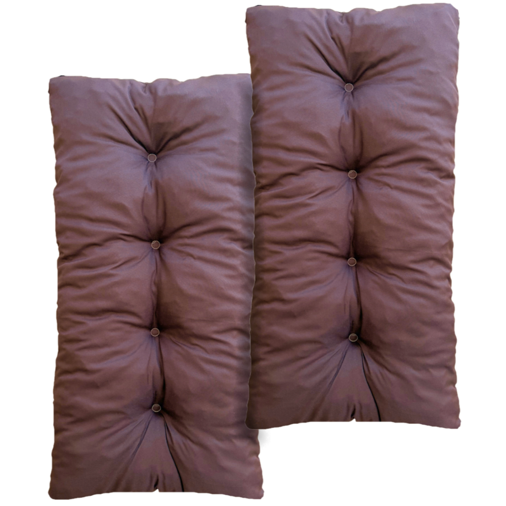 2 ALMOFADAS 95X45 TAMANHO IDEAL PARA CADEIRAS DE BAMBU VIME JUNCO E ASSENTOS DE MADEIRA