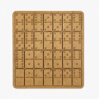 Kit Dominó Mdf 4x2 Brinquedo Educativo Pedagógico Lembrancinha Tabuleiro