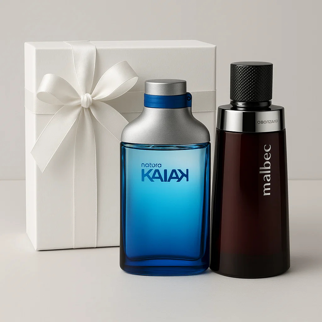 Kit Perfumes Masculinos Mlbecc + Kayak  | Presente Ideal Dia e Noite | Alta Fixação | Pronta Entrega