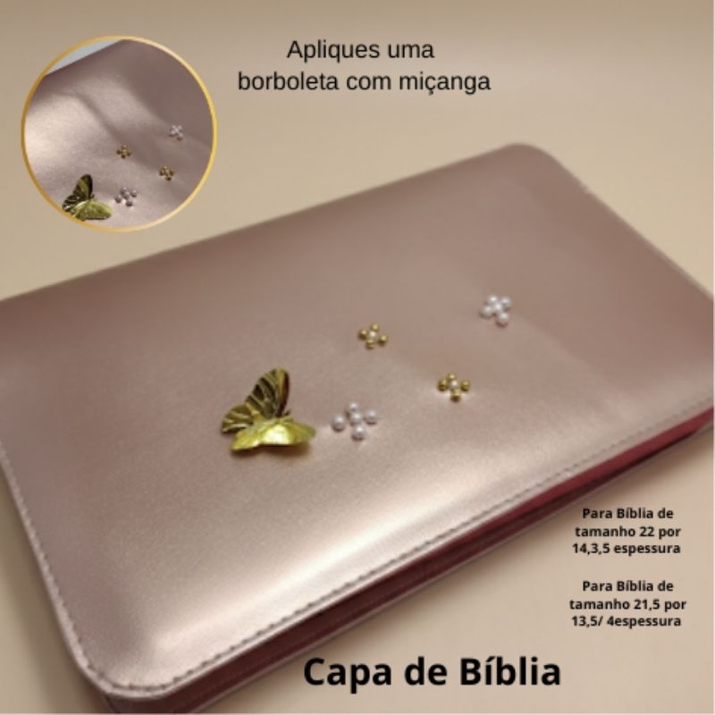 Capa de Bíblia Personalizada | Sintético / bíblia media19/13/5