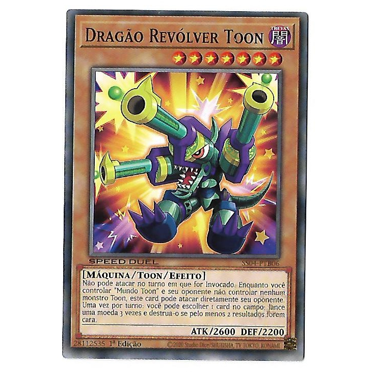Yu-Gi-Oh Dragão Revólver Toon - Comum Speed Duel