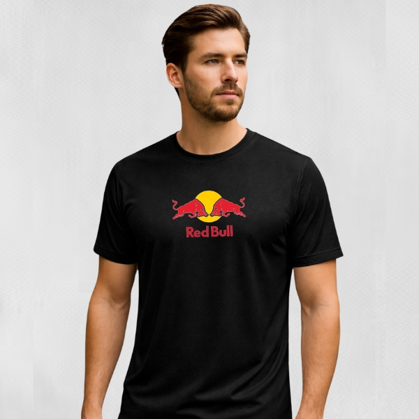 Camisa Dry Fit Masculina - Redbull 01 - Academia Corrida Tecnologia Dry Fit Elasticidade Superior Conforto Térmico