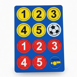 Imãs Magneticos para prancheta tatica futsal 5 jogadores treinador Conjunto Numeros Botões para Prancheta Tatica