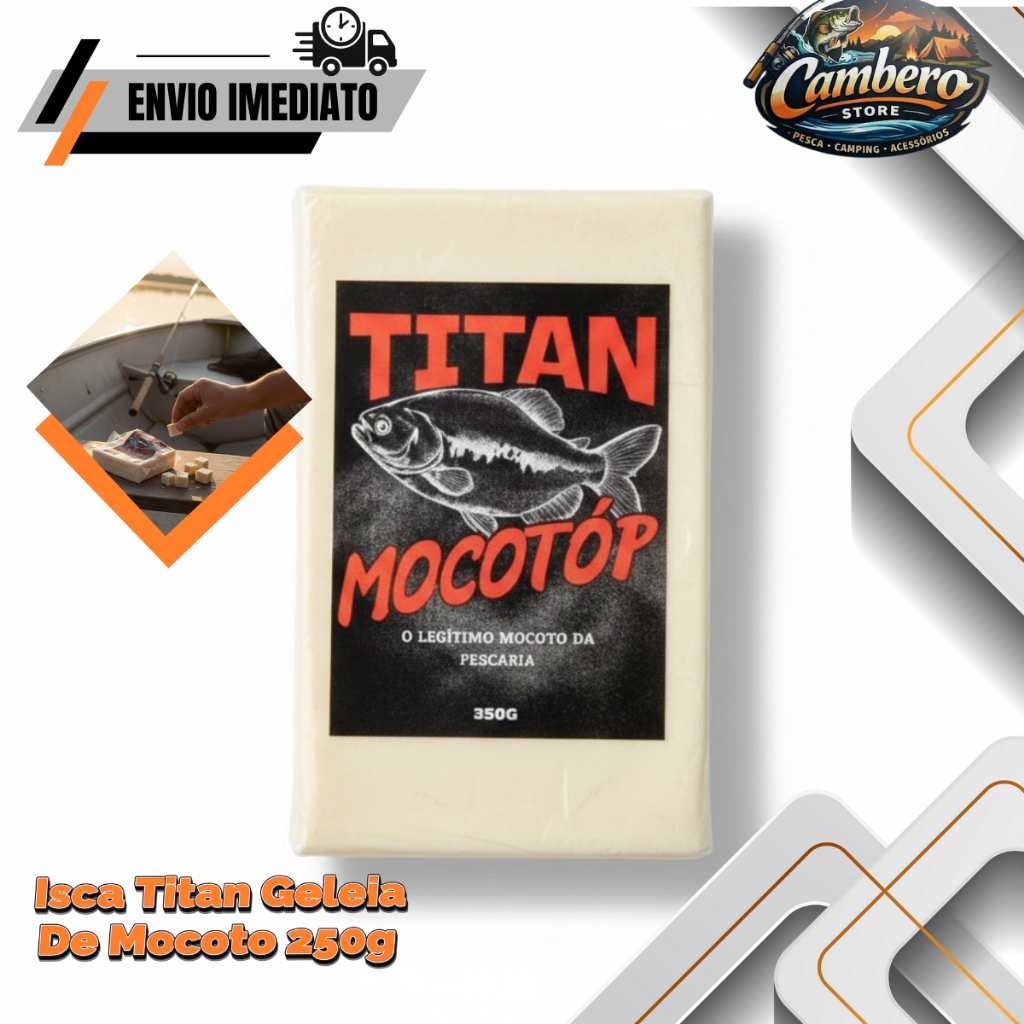 Isca Titan Geleia De Mocoto 250g Lançamento Pesca em Oferta na Shopee