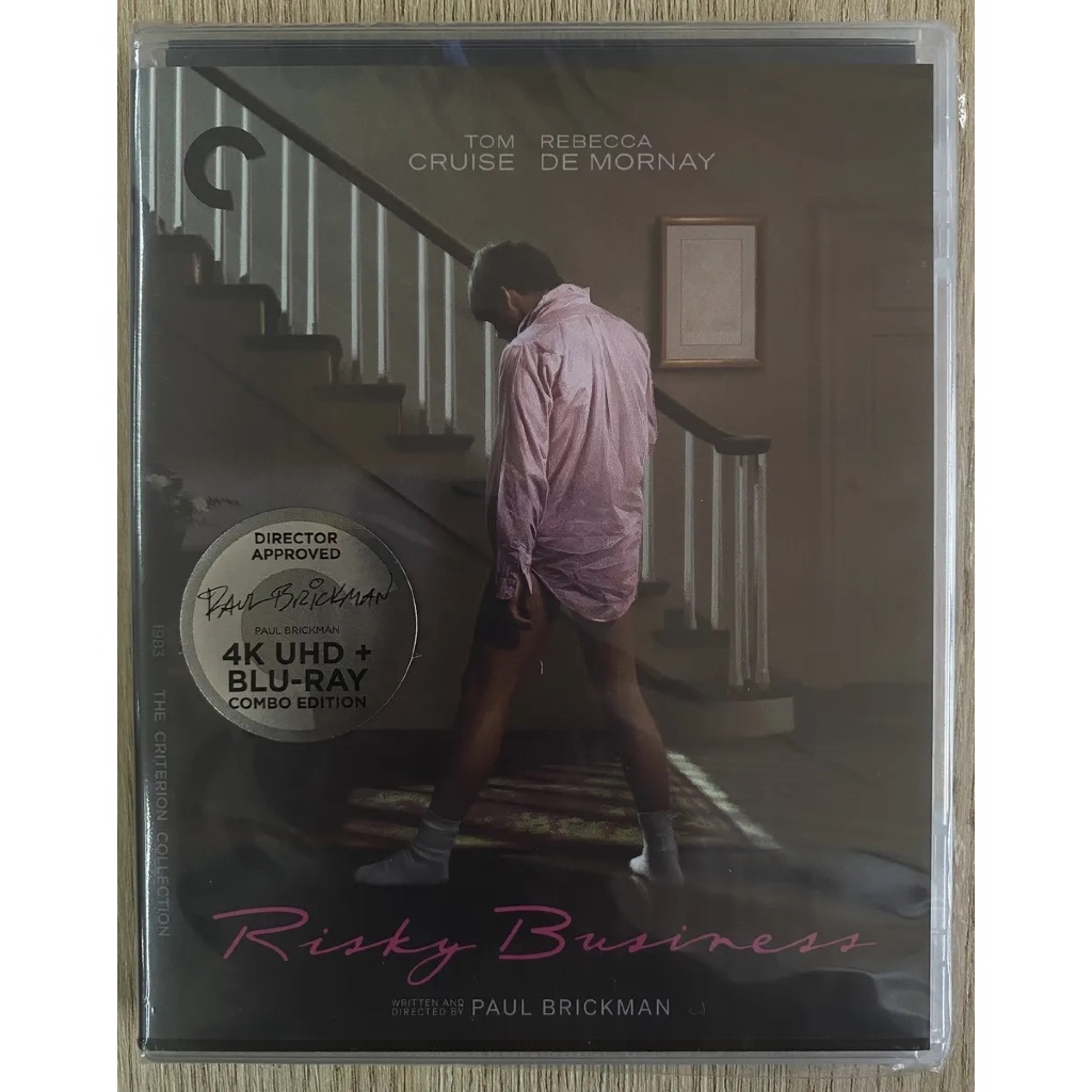 4K UHD + Blu-Ray Negócio Arriscado - Risky Business - Tom Cruise - Criterion Collection