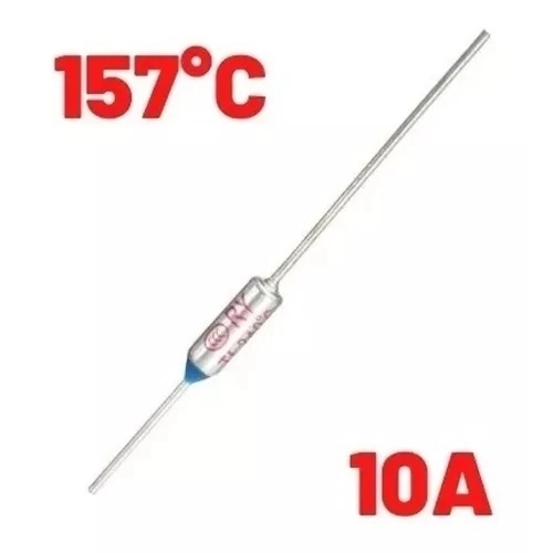10 fusível térmico 157°c 10a 250v uso geral