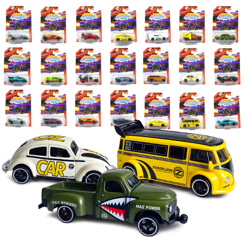 Carrinho Metal Miniatura Hot Crazy Cars Supercharger Wheels - Carrinhos de Brinquedo em Oferta na Shopee