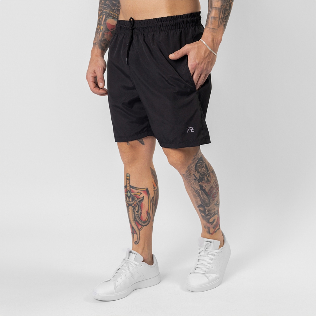 Kit 3 bermudas masculinas premium academia treino praia corrida shorts elástico · foto 2