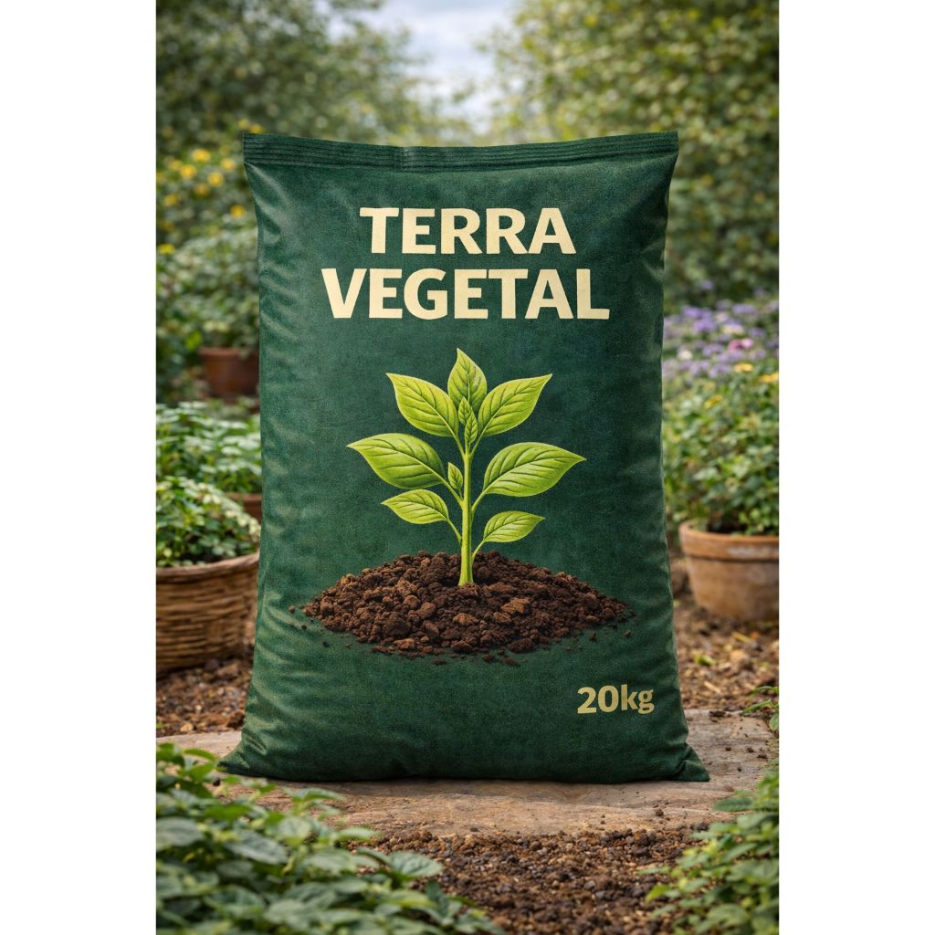 Terra Vegetal Adubada para Jardim com Húmus de Minhoca em Oferta na Shopee