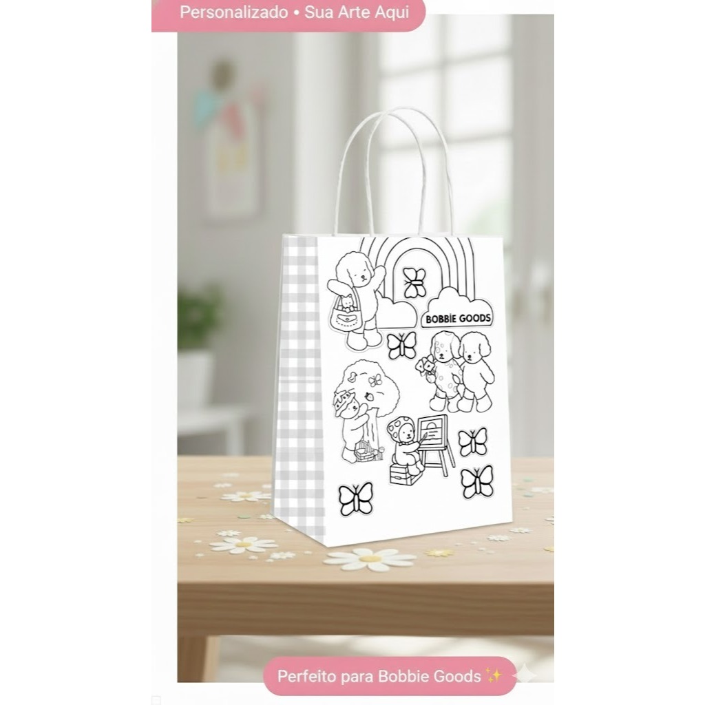 Sacolinha Surpresa - Boby gods - Qualquer tema - Sacola Lembrancinha - Personalizados Aniversario Festa