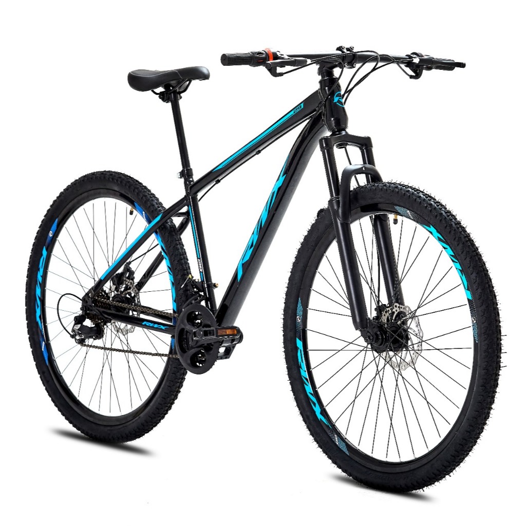 KIT BICICLETA BIKE MTB AÇO CARBONO RWX ARO 29 21V - FREIO A DISCO - TAM.  17.