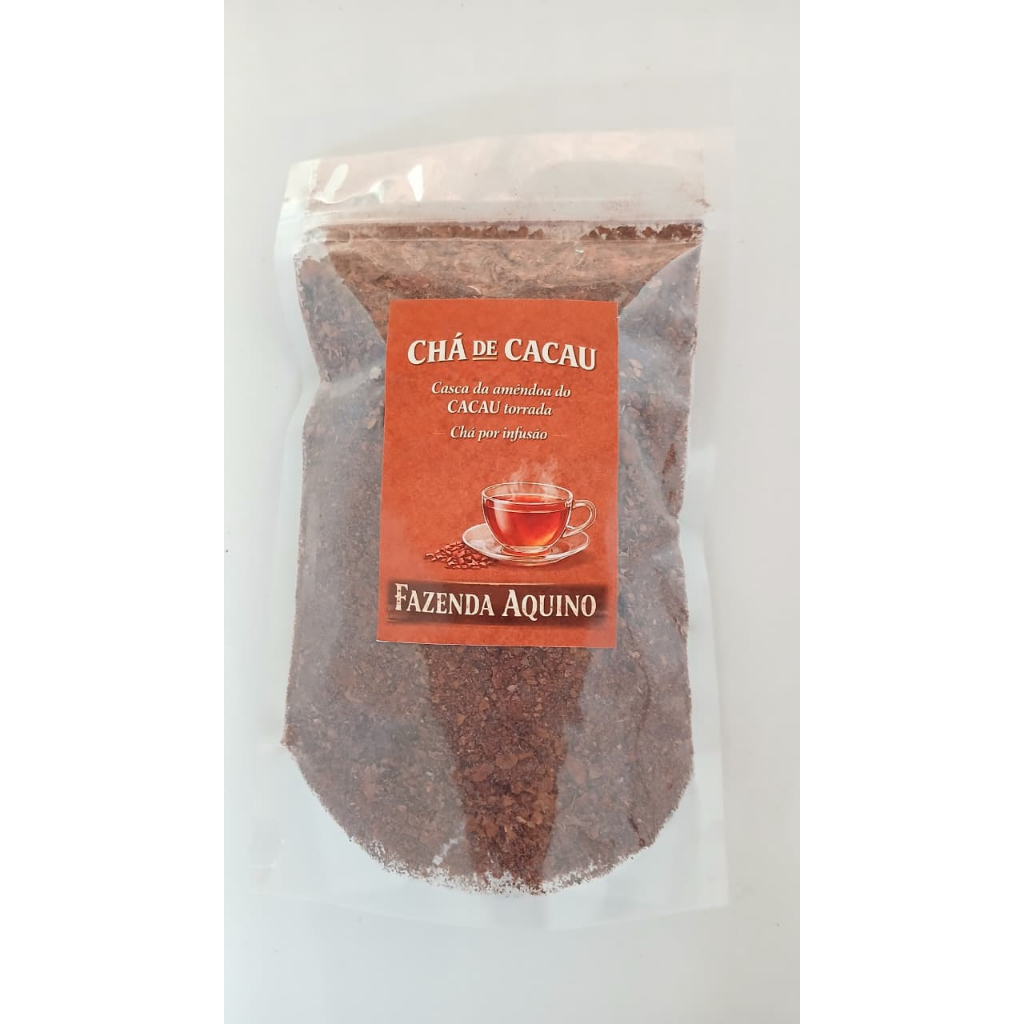 Chá de Cacau - Casca da amendoa torrada - Infusão - 180g em Oferta na Shopee