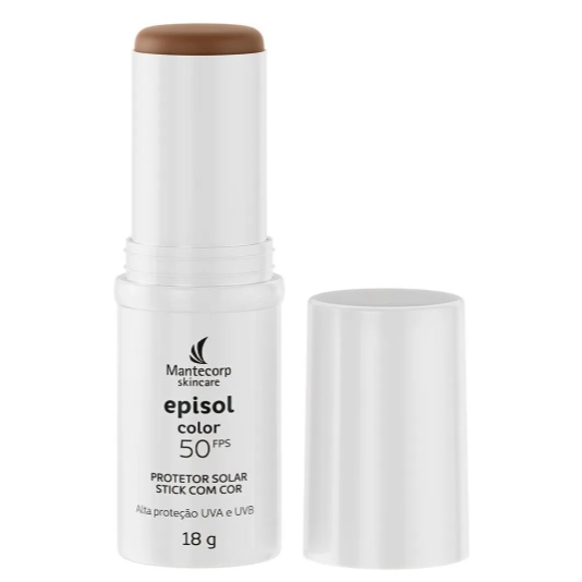 Protetor Solar Episol Color Stick Médio 18g