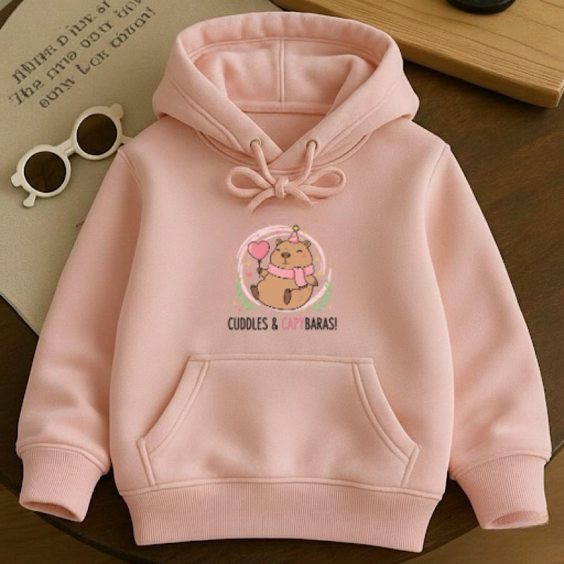 Moletom Infantil Estampado rosa bebê | Blusa Infantil Quentinha feminina | Roupa de Frio menina