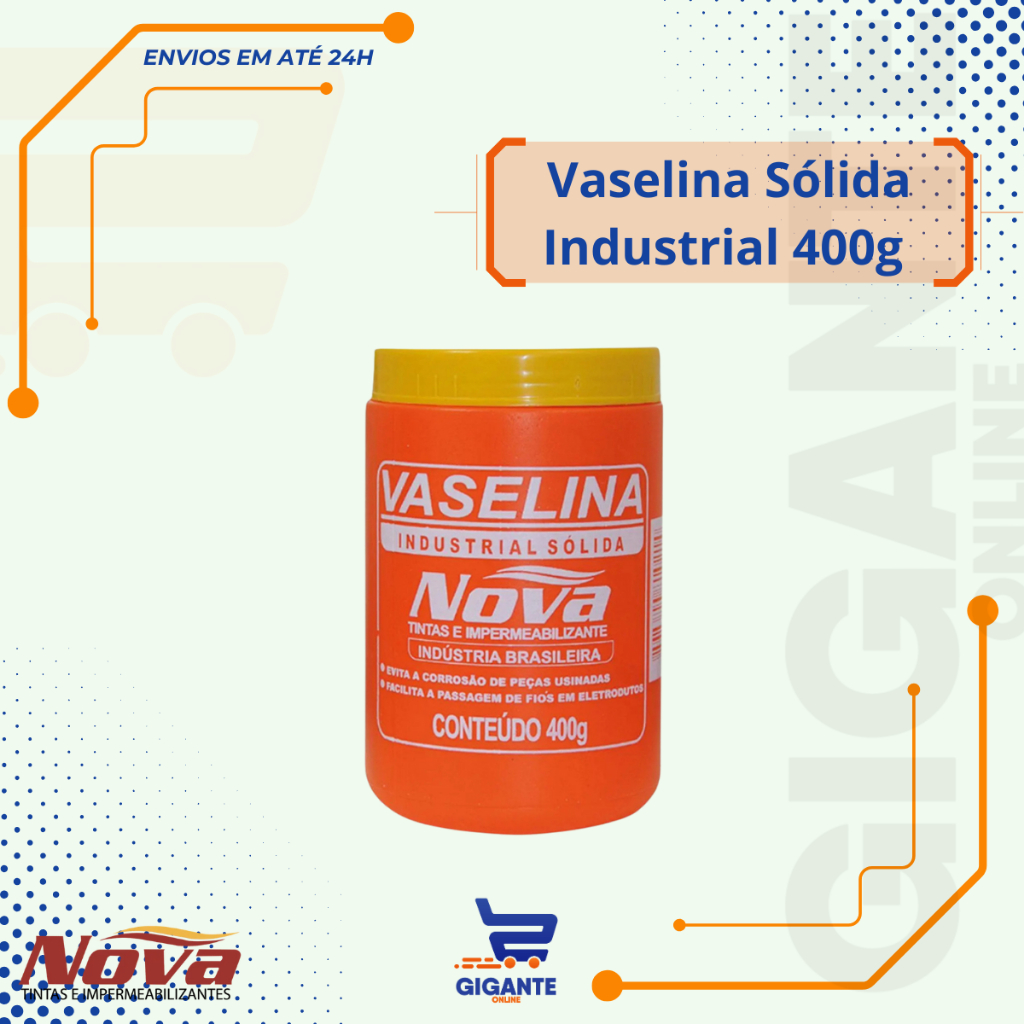 Vaselina Sólida Industrial 400g Proteção e Lubrificação Nova Tintas em Oferta na Shopee