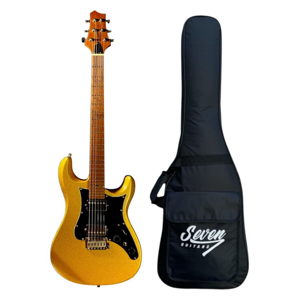 Guitarra Seven SGT-277 HH Mod PRS Traste Inox Gold C/Bag