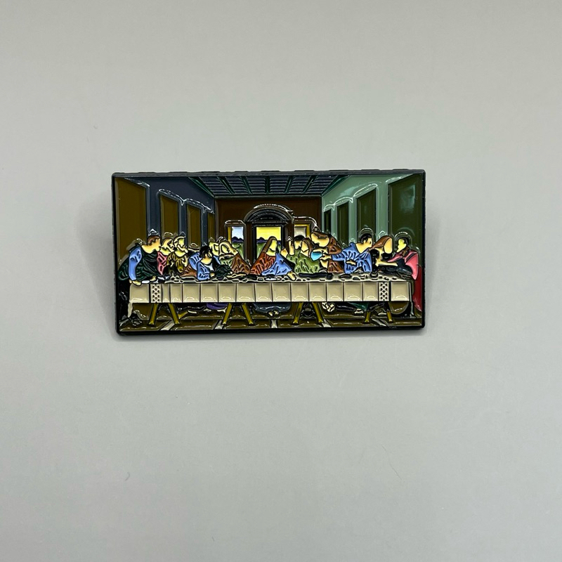 Pin Obra A Ultima Ceia Em Metal Esmaltado | Broche Bíblico, Obra Famosa, Pintura Religiosa, Cristão