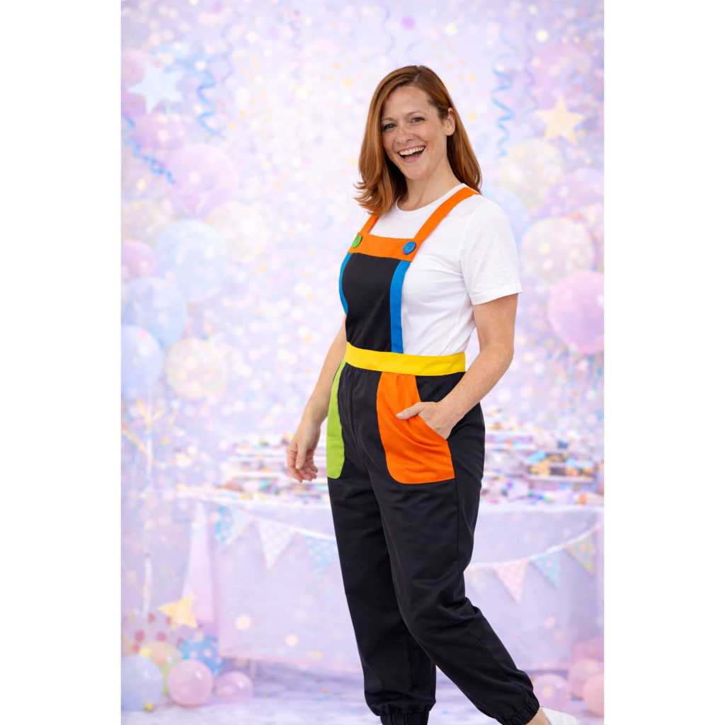 macacao em tecido oxford unissex para recreadores monitores infantis parques buffet infantil em Oferta na Shopee